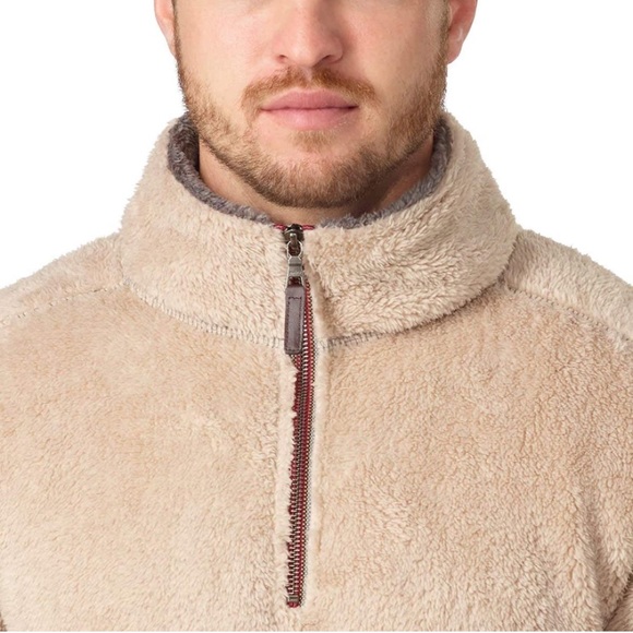 Trinity Men's Plush ¼ Zipper Pullover Sweater - Picture 7 of 7